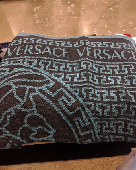 mens versace scarf saks off fifth|versace leather wallet.